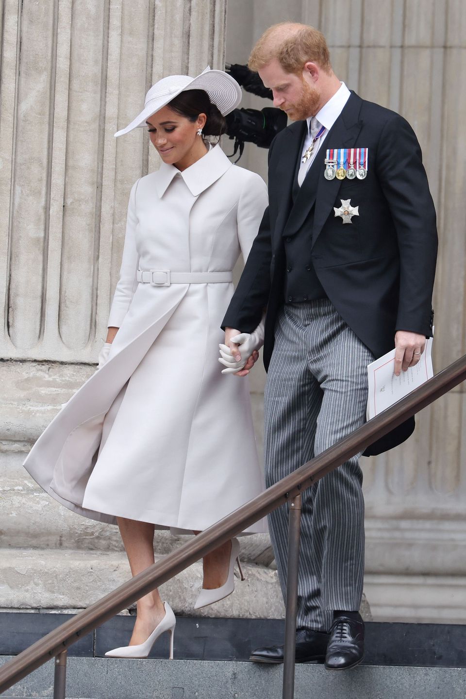 Meghan Markle i książę Harry na obchodach Platynowego Jubileuszu królowej Elżbiety II