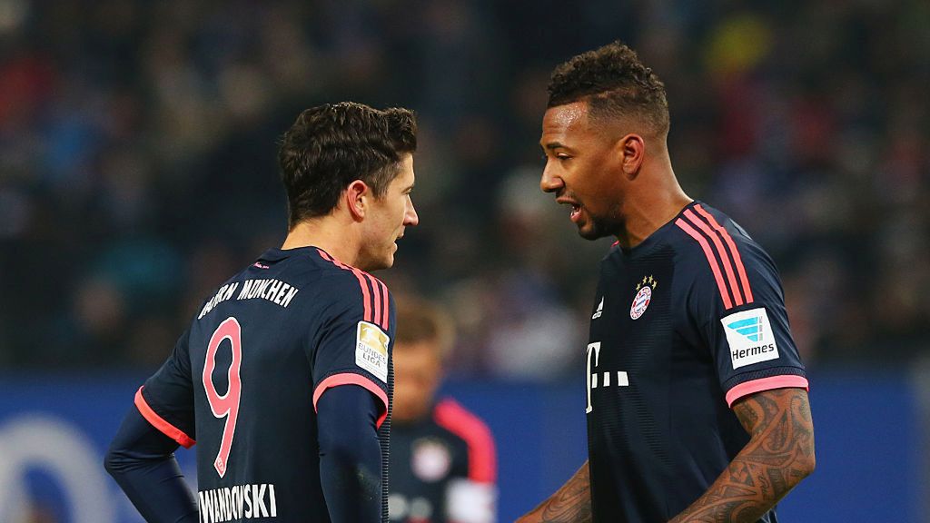 Na zdjęciu od lewej: Robert Lewandowski i Jerome Boateng