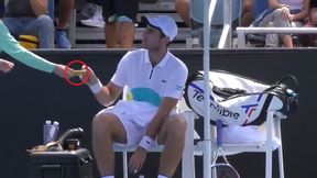 Tenis. Australian Open: skandal na korcie. Francuz chciał, żeby obrano mu banana (wideo)