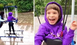 Wideo matki i jej 7-letniego syna jeżdżącego na deskorolce mimo sparaliżowanego ciała stało się wiralem