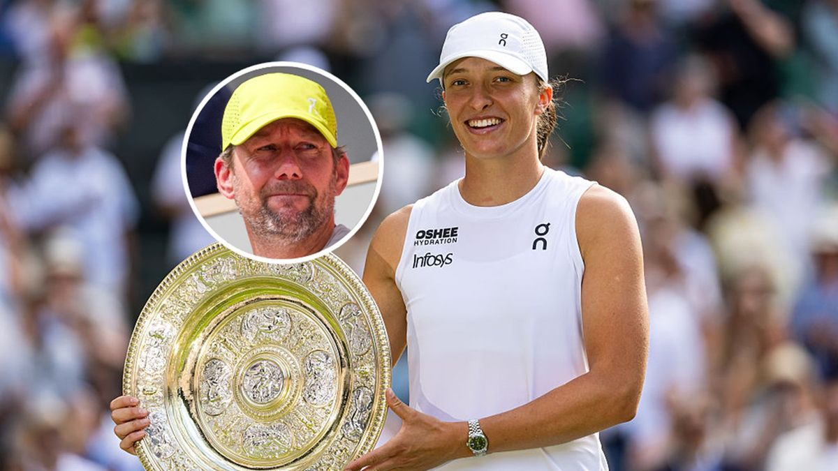   /  Frey/TPN/Getty Images i Andy Cheung/Getty Images / Na zdjęciu: Iga Świątek i Wim Fissette (w kółeczku)