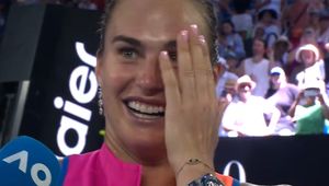 "Czy możesz wyjść?". Komedia po meczu Sabalenki