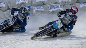 Ice speedway: Grzegorz Knapp wciąż walczy ze sprzętem. Słabe czasy pozostałych
