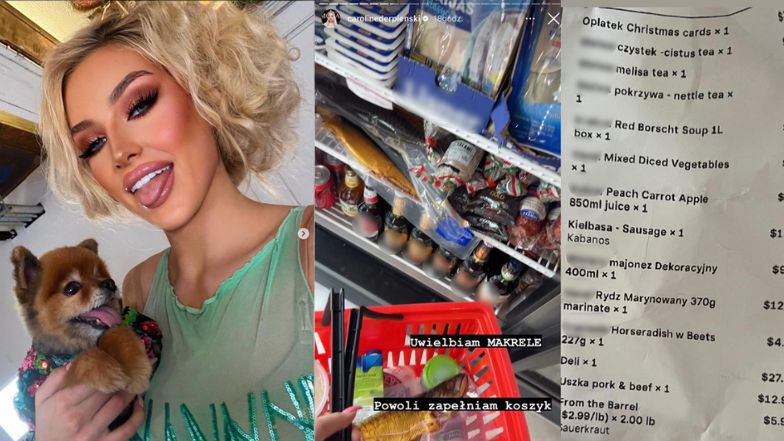 Caroline Derpienski zrobiła świąteczne zakupy w POLSKIM sklepie