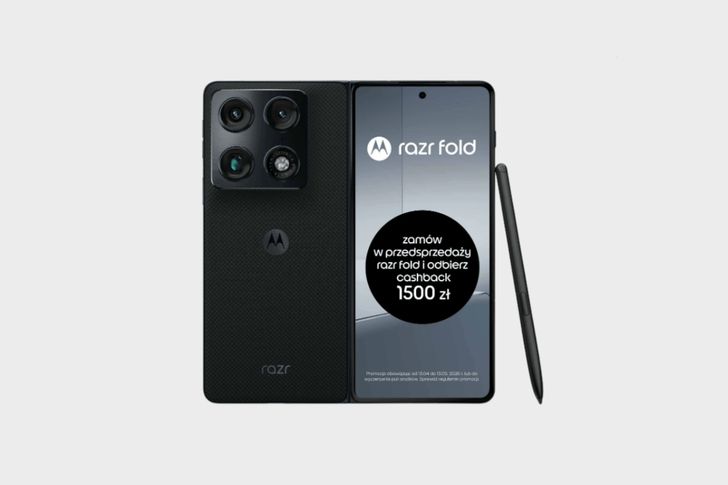 Motorola razr fold 5G w przedsprzedaży w Play. Składany smartfon z cashbackiem 1500 zł