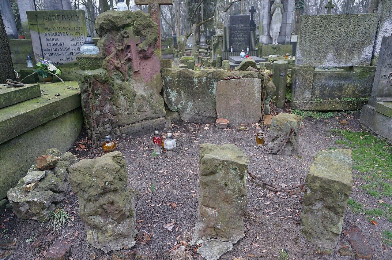 Grób Adama Pawlikowskiego na Starych Powązkach