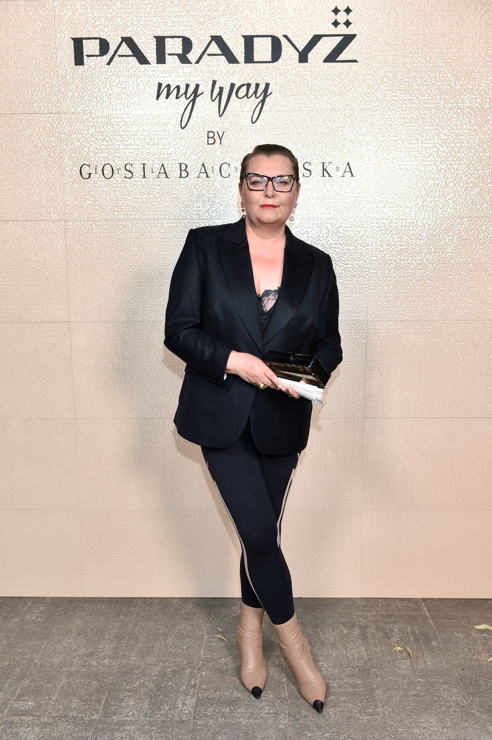 Anna Męczyńska na pokazie mody