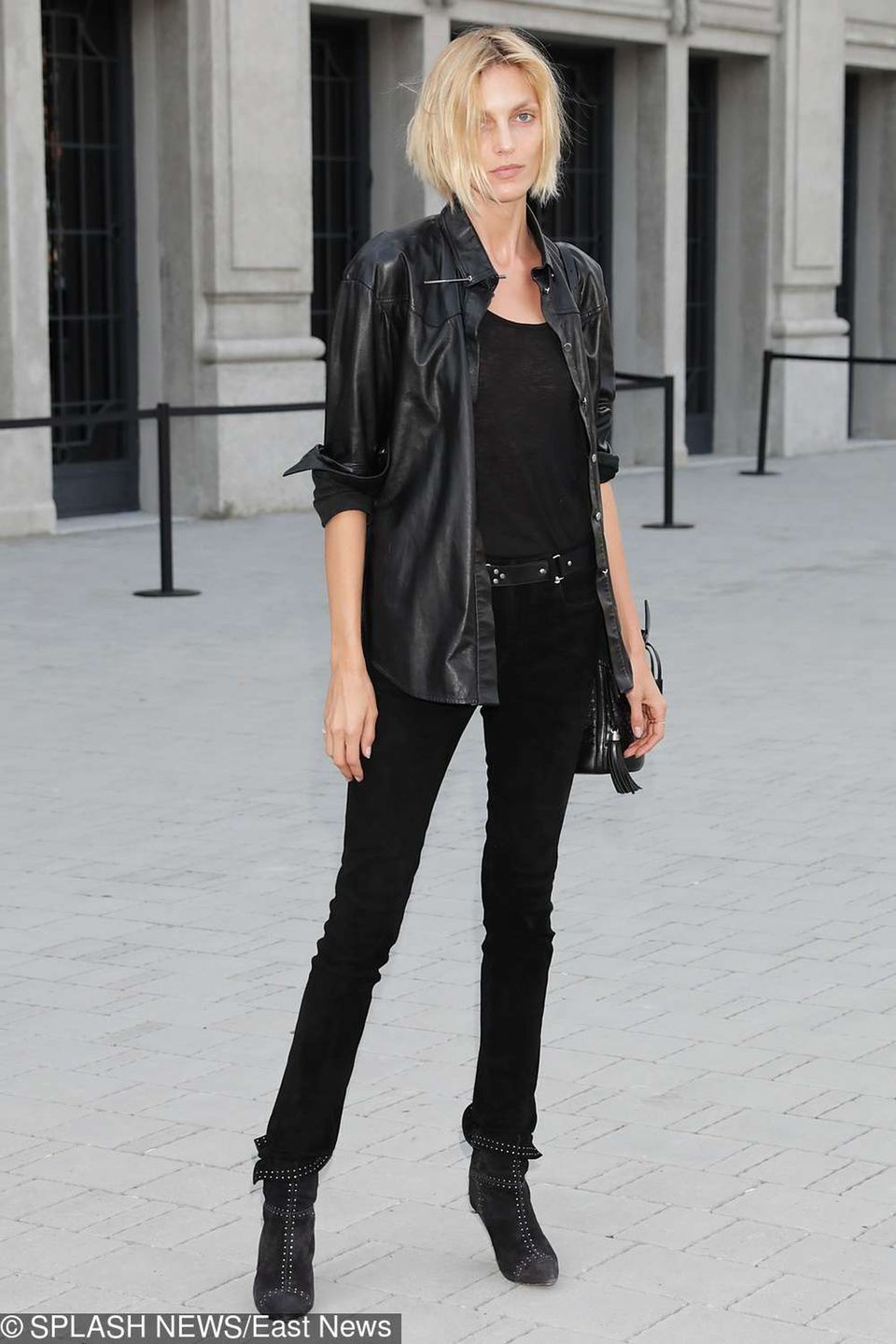 Anja Rubik na tygodniu mody w Mediolanie