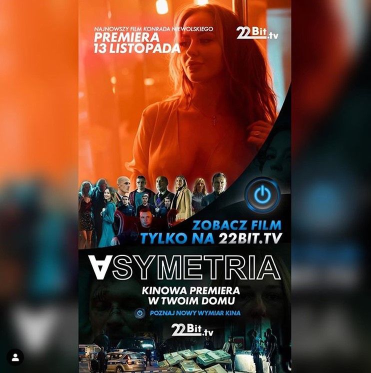 Julia Skrodzka pojawia się w filmie Asymetria