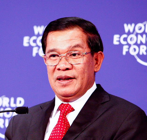premier Kambodży Hun Sen