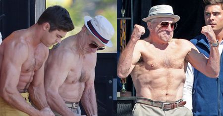 PORÓWNAJCIE KLATY 27-letniego Efrona i... 71-letniego De Niro! (ZDJĘCIA)
