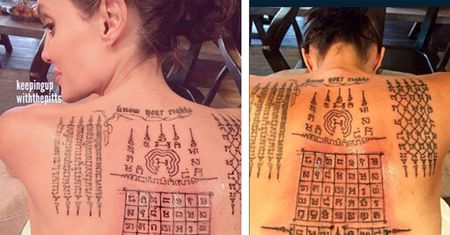 Przed rozwodem Angelina i Brad zrobili sobie mistyczne tatuaże! Miały związać ich małżeństwo… (FOTO)