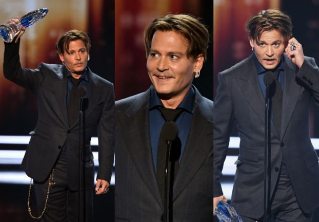 Johnny Depp na People's Choice Awards: "Trwaliście przy mnie w złych czasach"