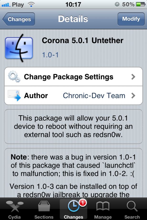 Jailbreak untethered dla iOS 5.0.1 wydany!