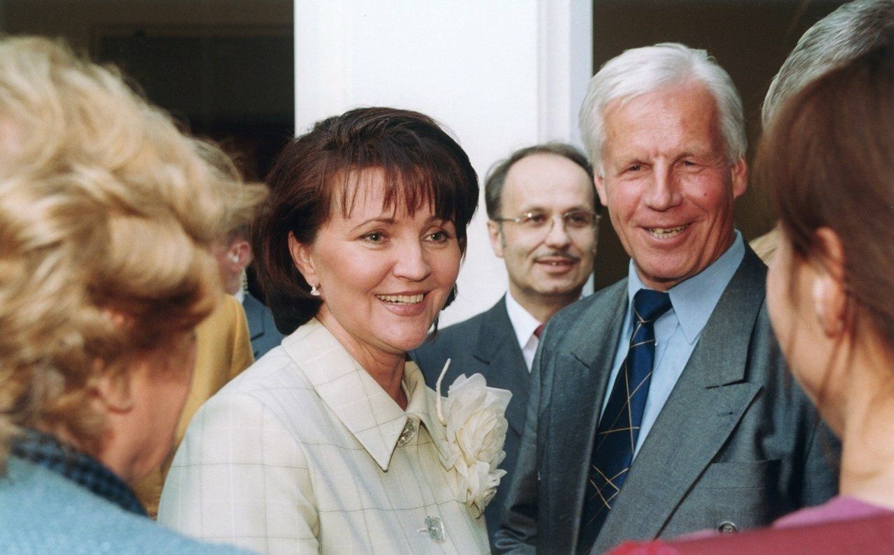 Wspólny moment z Krzysztofem Baranowskim w 2001 roku