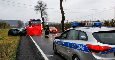 Śmiertelny wypadek na DK10