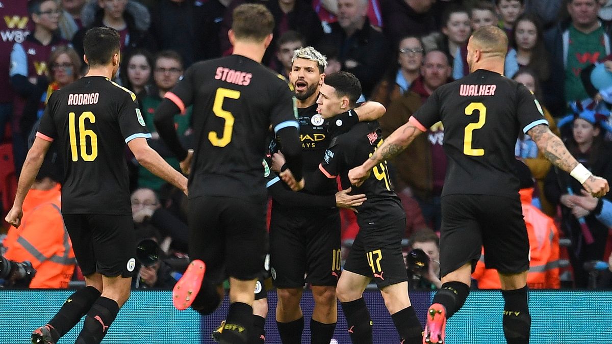 PAP/EPA / ANDY RAIN / Na zdjęciu: piłkarze Manchesteru City