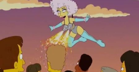 "Simpsonowie": Lady GaGa strzela ogniem z biustu