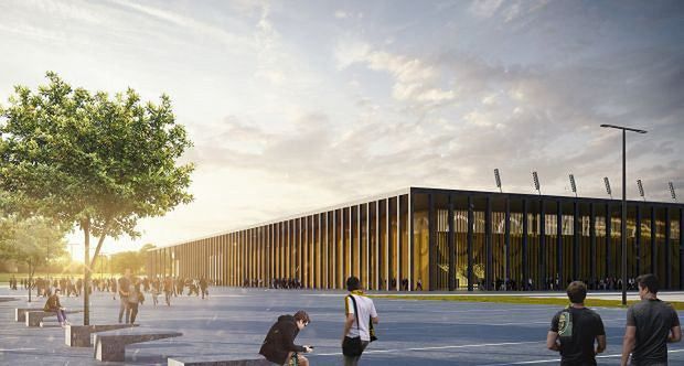 Katowice. Projekt stadionu opracowało biuro RS Architekci z Rudy Śl. 
