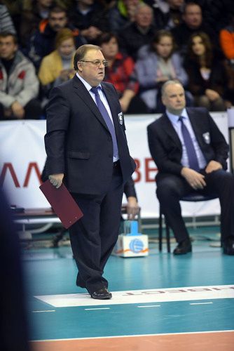 Według kapitana rosyjskiej kadry Giennadij Szypulin bardzo dobrze zastąpił by Władimira Alekno na stanowisku selekcjonera / fot: belogorievolley.ru