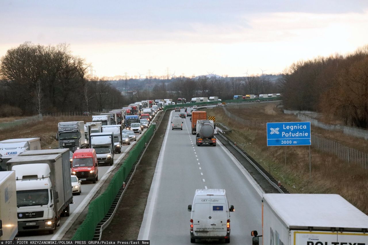 Ruszyli z Niemiec do Polski na święta. Zaczynają się korki