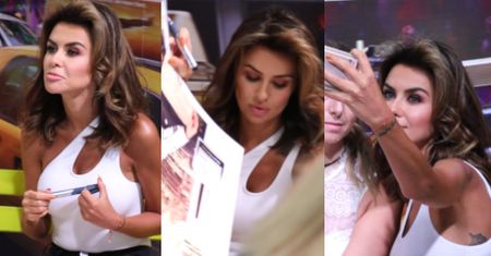 Pozbawiona entuzjazmu Natalia Siwiec rozdaje autografy na lewo i prawo (WIDEO)