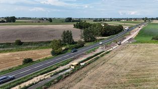 Powstaje nowa ścieżka pieszo-rowerowa na trasie Toruń-Kowalewo Pomorskie