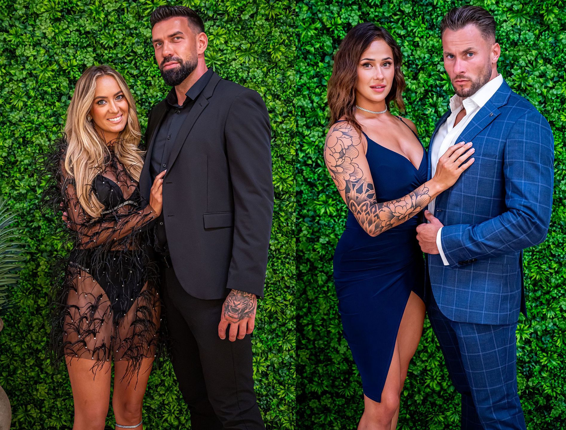 Jaquline i Bartek oraz Karolina i Rafał z "Love Island"