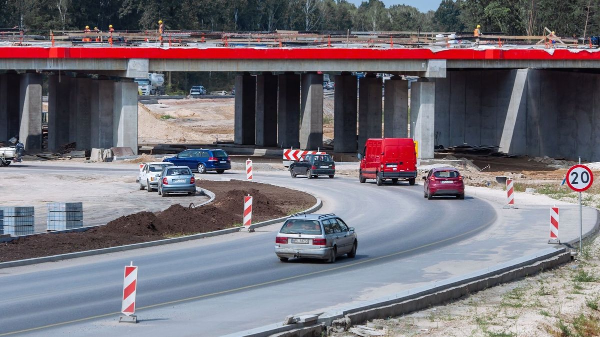 Wiadukt w budowie, zdjęcie poglądowe