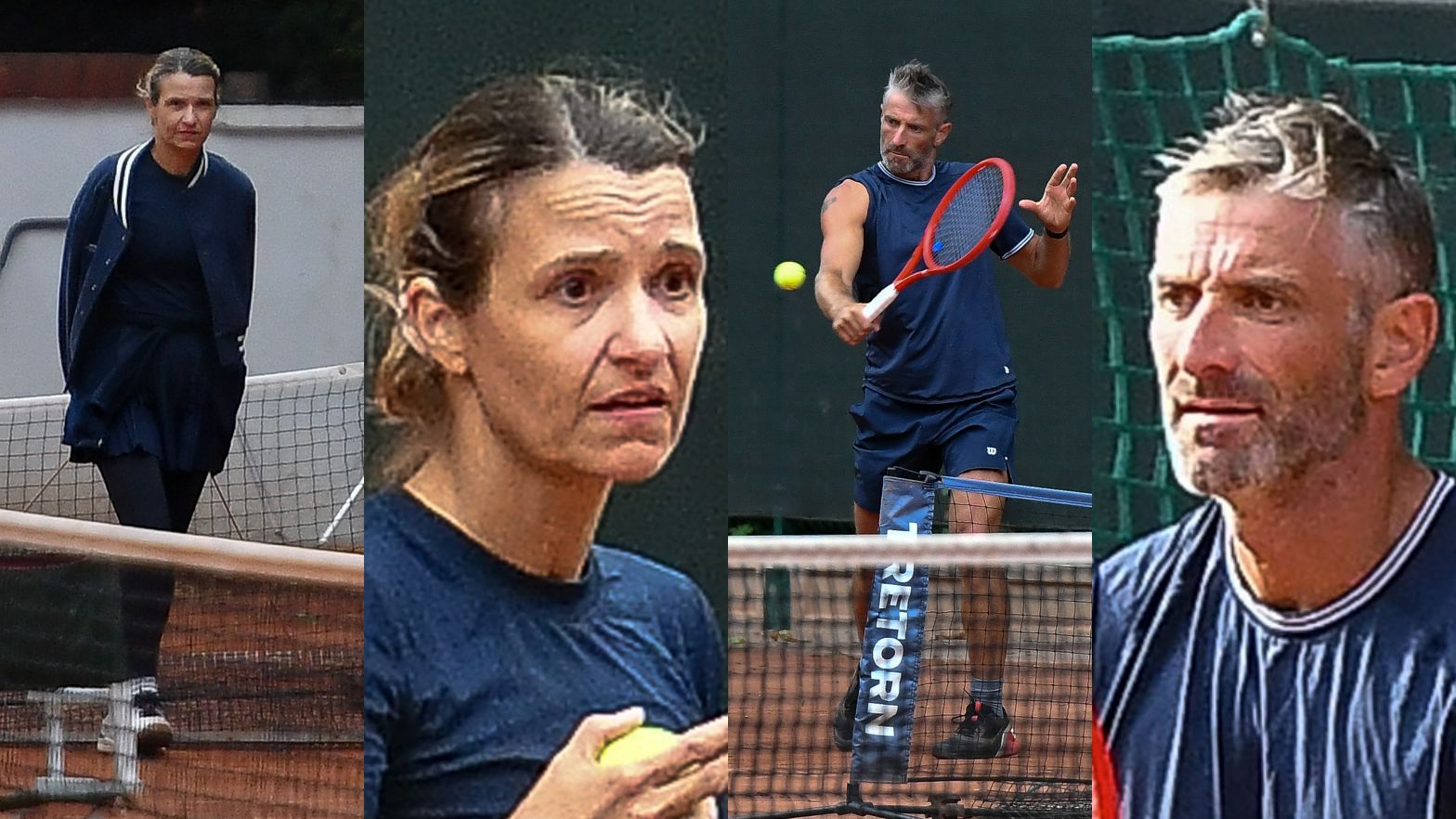 Joanna Koroniewska i Maciej Dowbor na korcie