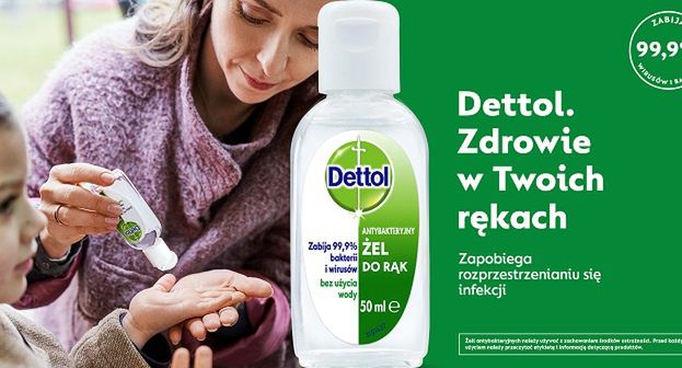 „Zdrowie w Twoich Rękach" hasłem kampanii Dettol