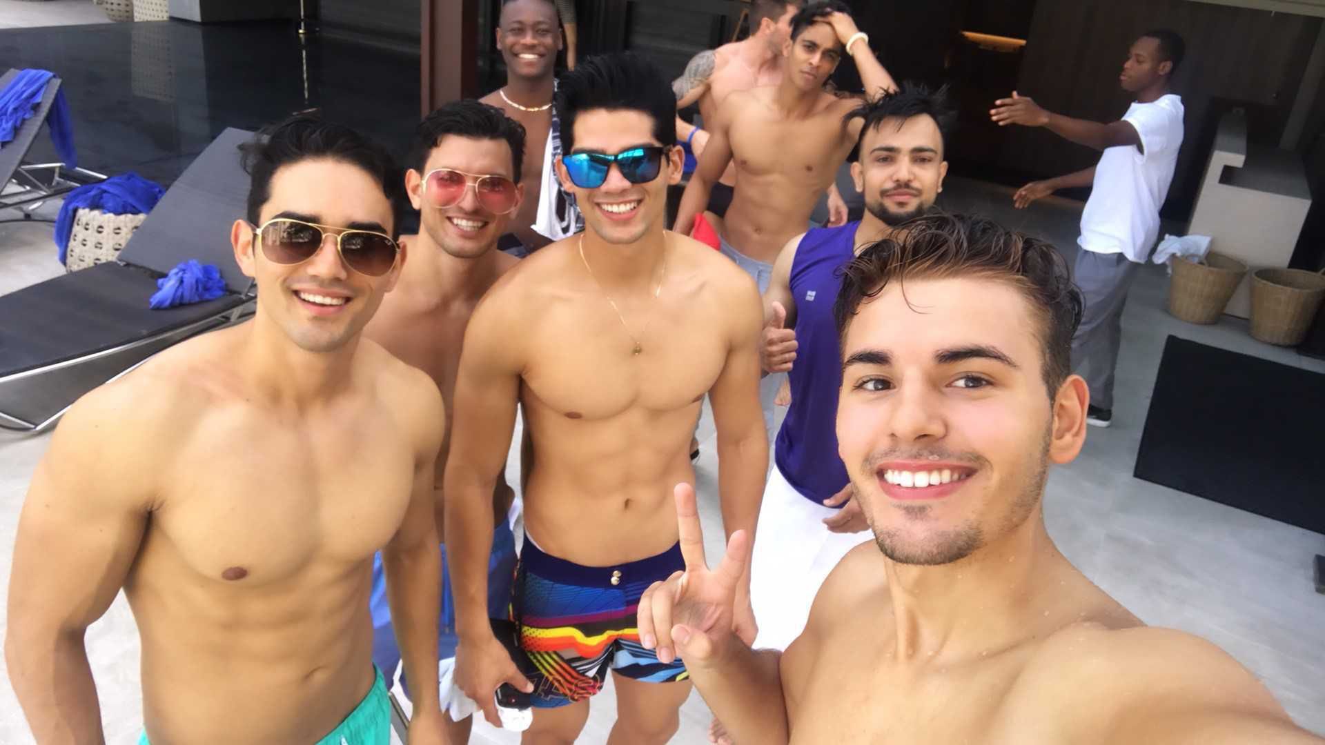 Michał Grudzień na wyborach Mister Global 2019