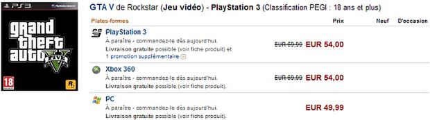 Francuski Amazon ma w ofercie GTA V na PC