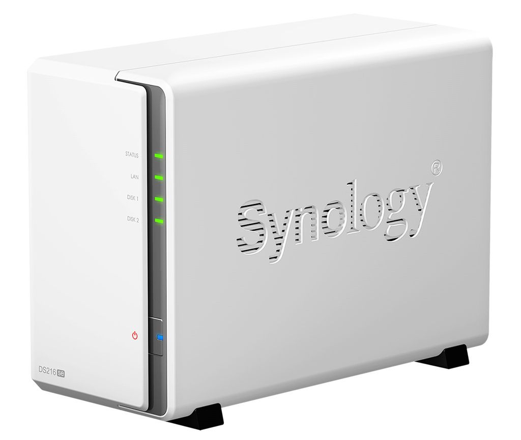Synology DS216se – jedno z najlepszych urządzeń NAS do zastosowań domowych. Dysk twardy trzeba dokupić oddzielnie