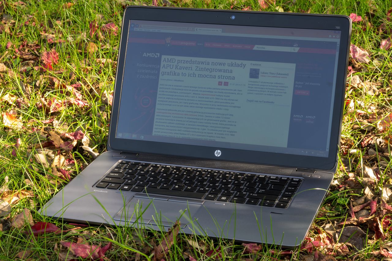 HP EliteBook 755 G2 – test biznesowego laptopa z APU od AMD