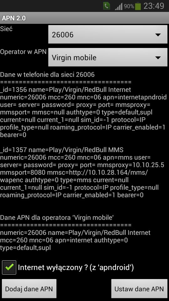 APN 2.0 czyli jak sobie ułatwiłem życie w Androidzie....