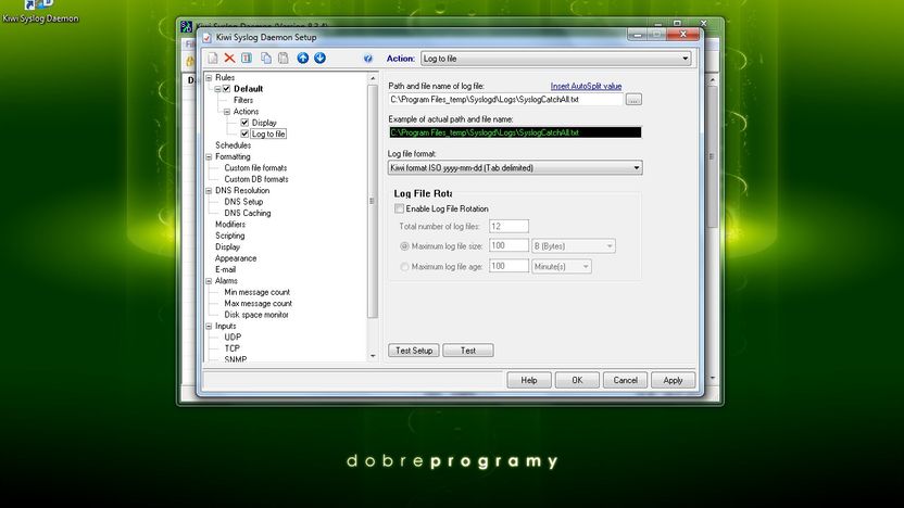 Kiwi Syslog Daemon 3