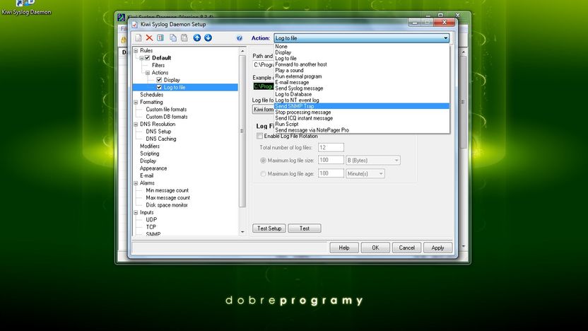 Kiwi Syslog Daemon 4