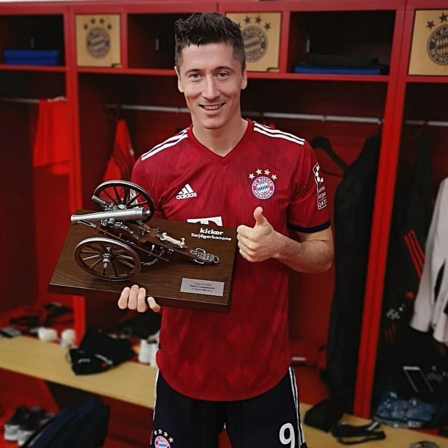 Robert Lewandowski został królem strzelców