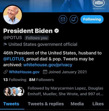 Joe Biden przestał obserwować Chrissy Teigen na Twitterze