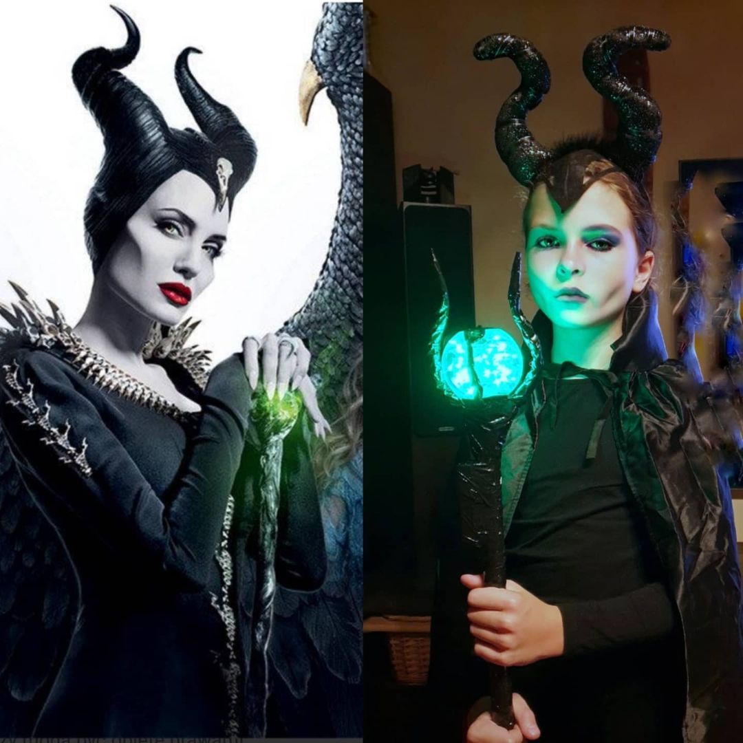 Katarzyna Skrzynecka - przebranie córki na Halloween 2021