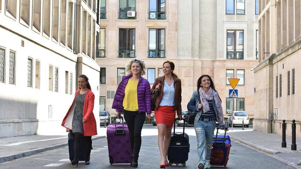 Dziewczyny ze Lwowa, Uljana (Anna Gorajska), Polina (Magdalena Wróbel), Olya (Katarzyna Ucherska) i Swietłana (Anna Maria Buczek), fot: materiały prasowe