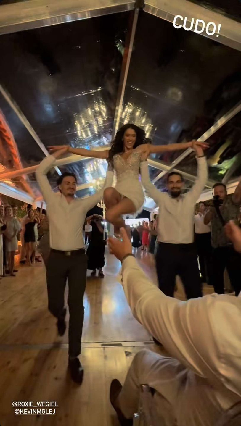 Dziki taniec Roksany Węgiel specjalnie dla Kevina Mgleja