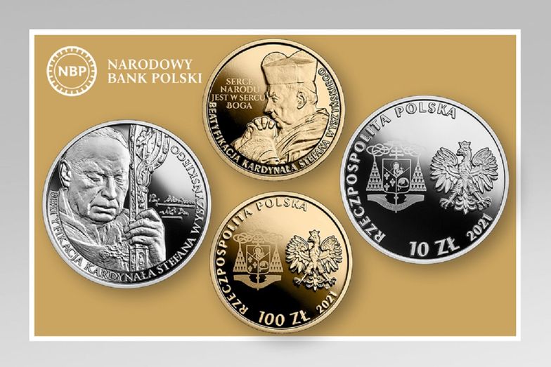 Będą nowe monety kolekcjonerskie. Tym razem z wizerunkiem kardynała Wyszyńskiego