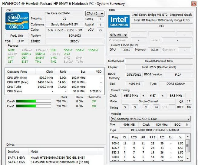 HP Envy 6-1030ew – test niedrogiego ultrabooka z ekranem 15,6 cala 15