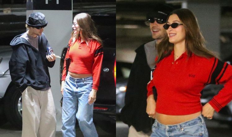 Justin i Hailey Bieberowie "przyłapani" przez fotoreportera