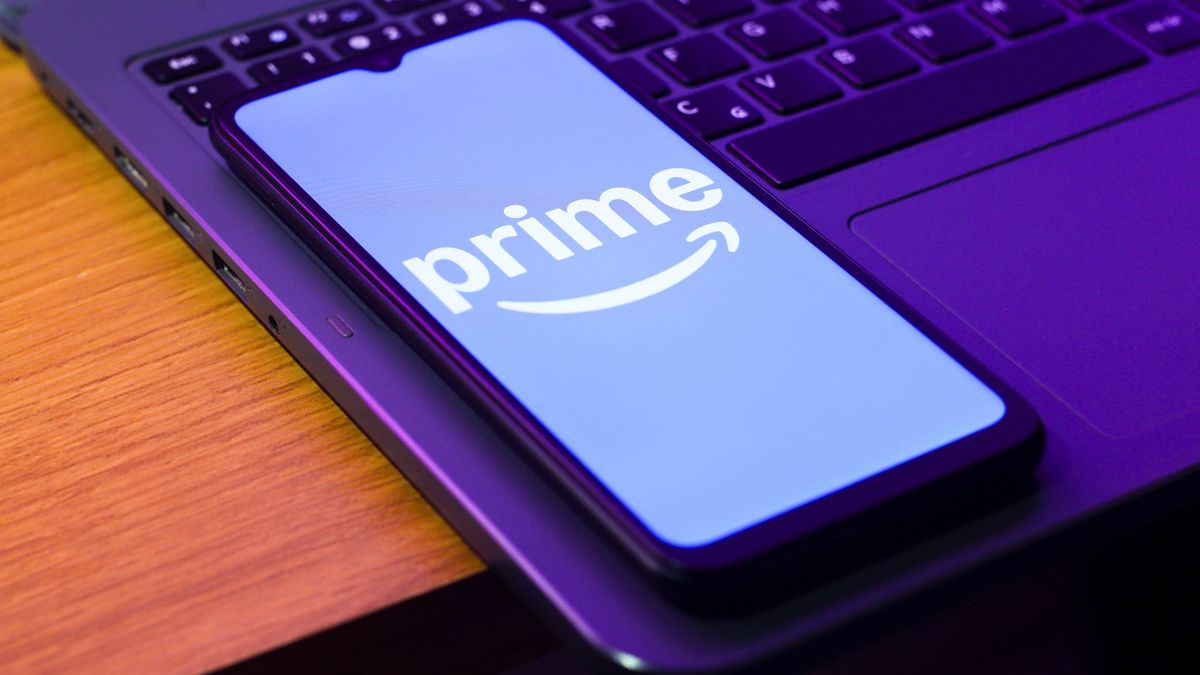CANADA - 2026/08/05: In this photo illustration, the Amazon Prime logo is seen displayed on a smartphone screen. (Photo Illustration by Thomas Fuller/SOPA Images/LightRocket via Getty Images)