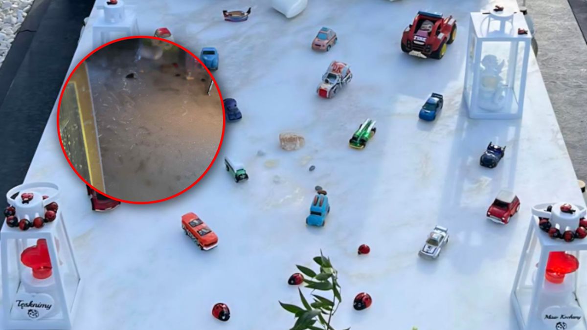 Ktoś okradł grób dziecka w Radomiu.