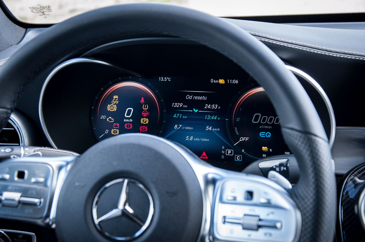 Mercedes-Benz GLC 300e Coupe EQ Power (2020) (fot. Mateusz Żuchowski)