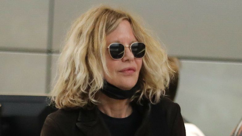 Odmieniona Meg Ryan "przyłapana" na lotnisku w Los Angeles